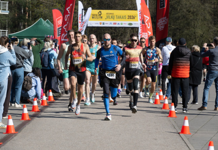 Około 800 osób uczestniczyło w 12. Biegu Pamięci Żołnierzy Wyklętych w Wilnie