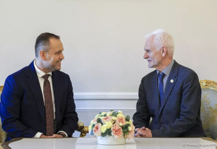 Prezydent Nawrocki spotkał się z laureatem nagrody Nobla