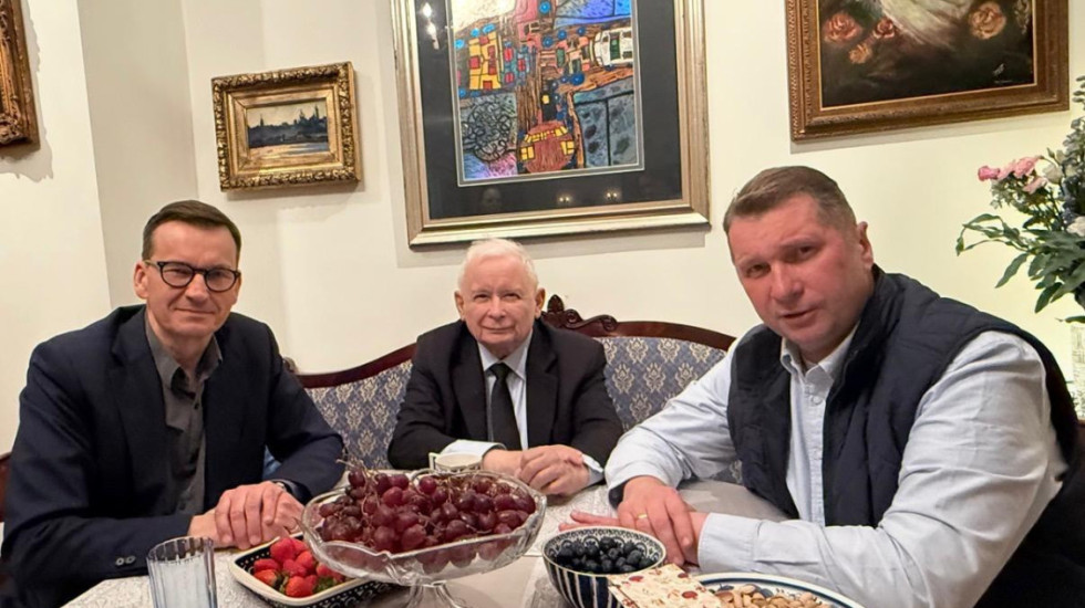 Pełna zgoda? Kaczyński, Morawiecki i Czarnek na wspólnej kolacji