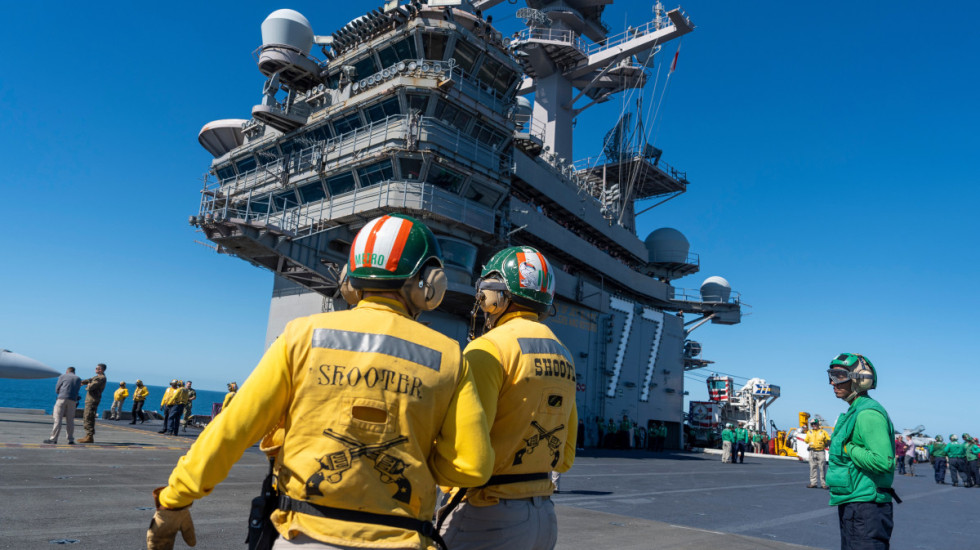 Lotniskowiec USS George H.W. Bush w drodze do Iranu. Szef Pentagonu: „Żelazna blokada staje się globalna”