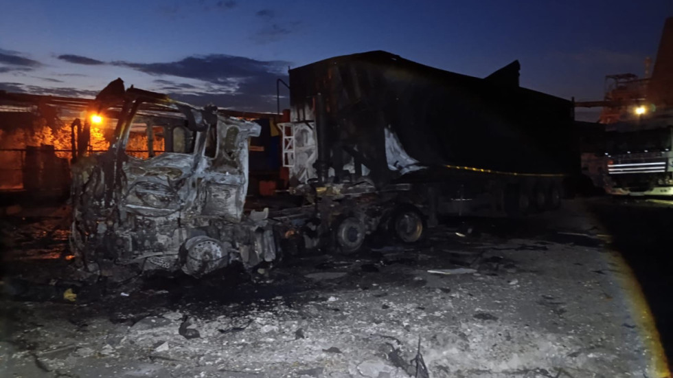 Rosyjski atak na Odessę. Uszkodzenia w porcie i transporcie towarowym