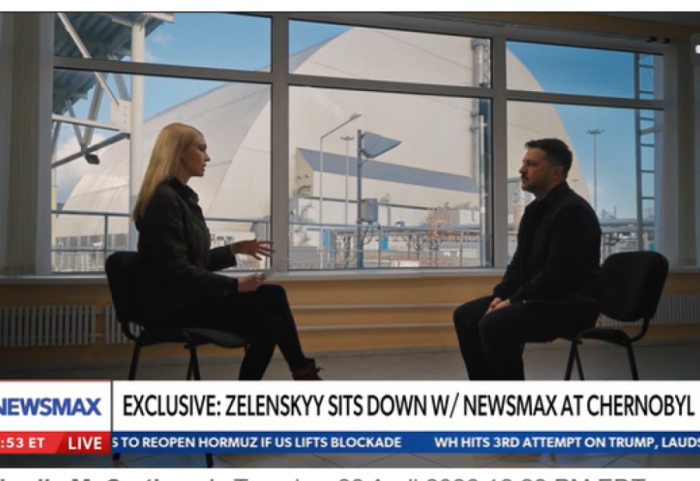 Zełenski dla Newsmax: Rosja ryzykuje katastrofę nuklearną