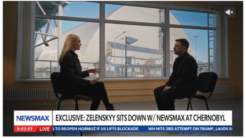 Zełenski dla Newsmax: Rosja ryzykuje katastrofę nuklearną