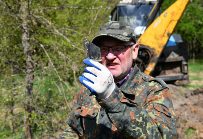 Trwają prace IPN na Wołyniu. Odnaleziono ludzki szkielet