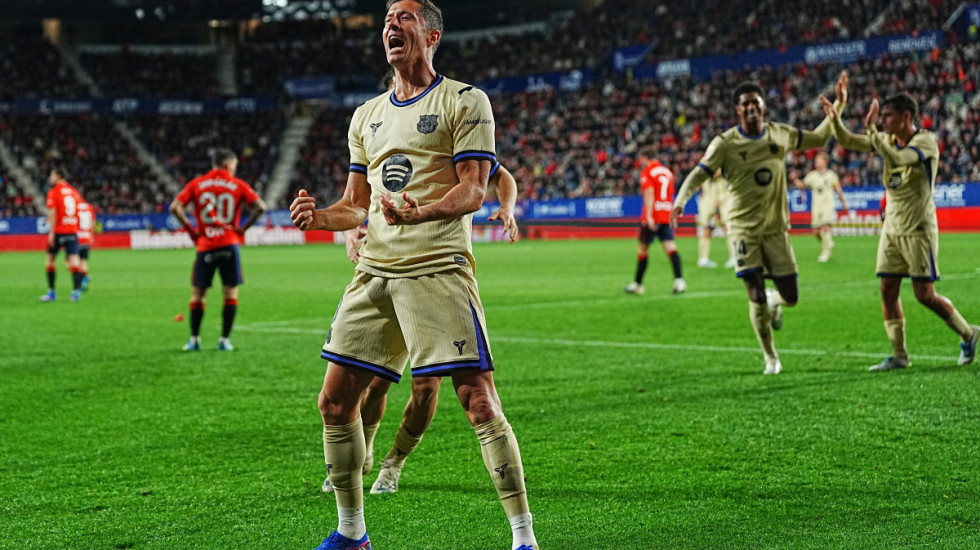 Barcelona na autostradzie do mistrzostwa. Lewandowski zrobił swoje