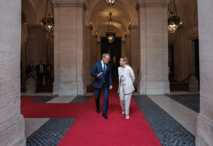 Tusk we Włoszech: jestem przywiązany do moralnych fundamentów polityki