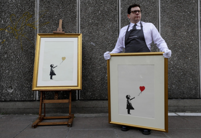 Dzieło Banksy’ego na aukcji w NY – może pójść nawet za 15 mln euro