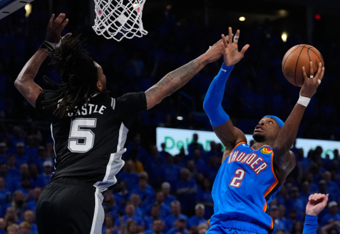 NBA: remis na Zachodzie. Oklahoma City Thunder wygrywa z San Antonio Spurs 122:113 i wyrównuje stan rywalizacji