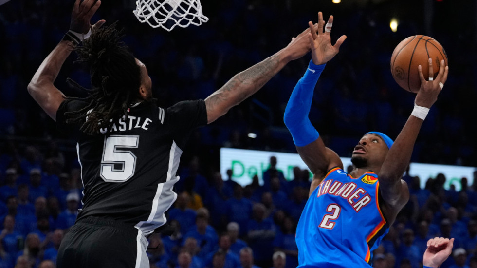 NBA: remis na Zachodzie. Oklahoma City Thunder wygrywa z San Antonio Spurs 122:113 i wyrównuje stan rywalizacji