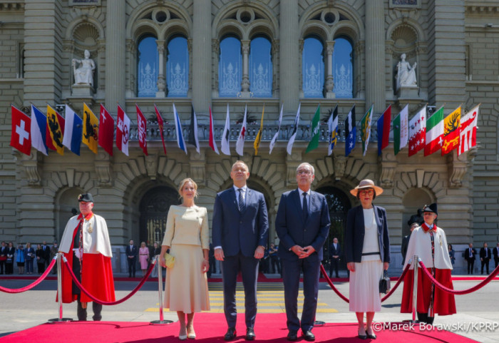 Nawrocki rozpoczął wizytę w Szwajcarii. Mówił o bezpieczeństwie i roli Polski w Europie